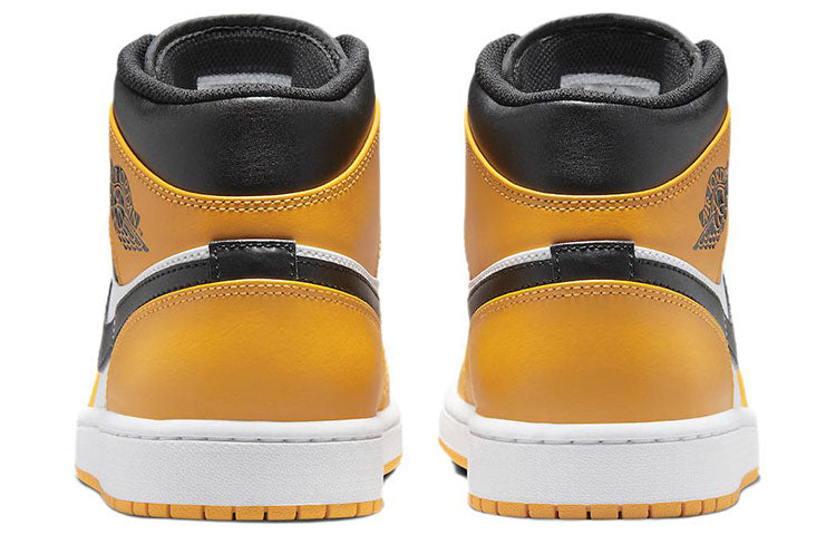 Air Jordan 1 Mid \'Reverse Yellow Toe\'  554724-701 Vintage Sportswear