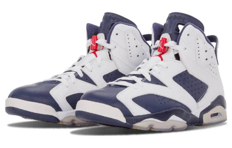 Air Jordan 6 Retro \'Olympic\' 2012  384664-130 Antique Icons