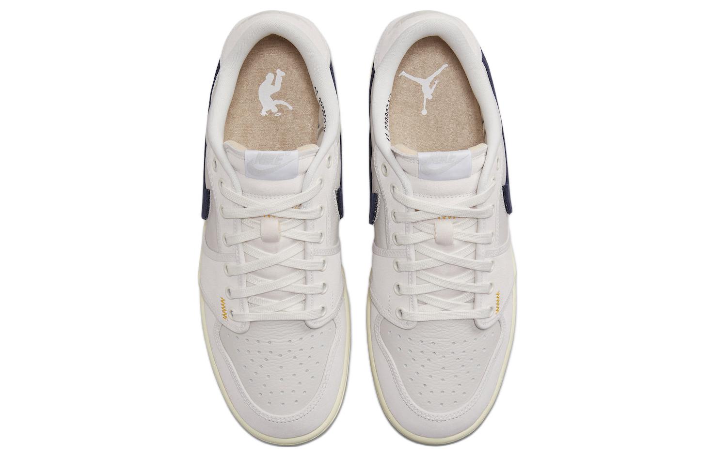 Union LA x Air Jordan 1 KO Low \'Sail Muslin\'  DZ4864-100 Signature Shoe