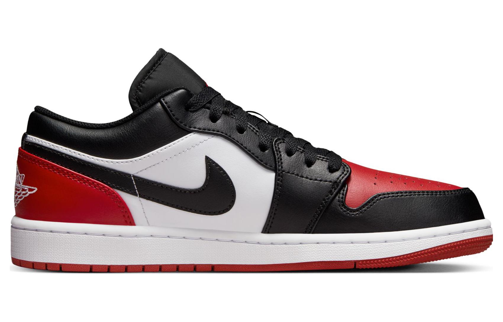 Air Jordan 1 Low \'Bred Toe\'  553558-161 Epoch-Defining Shoes