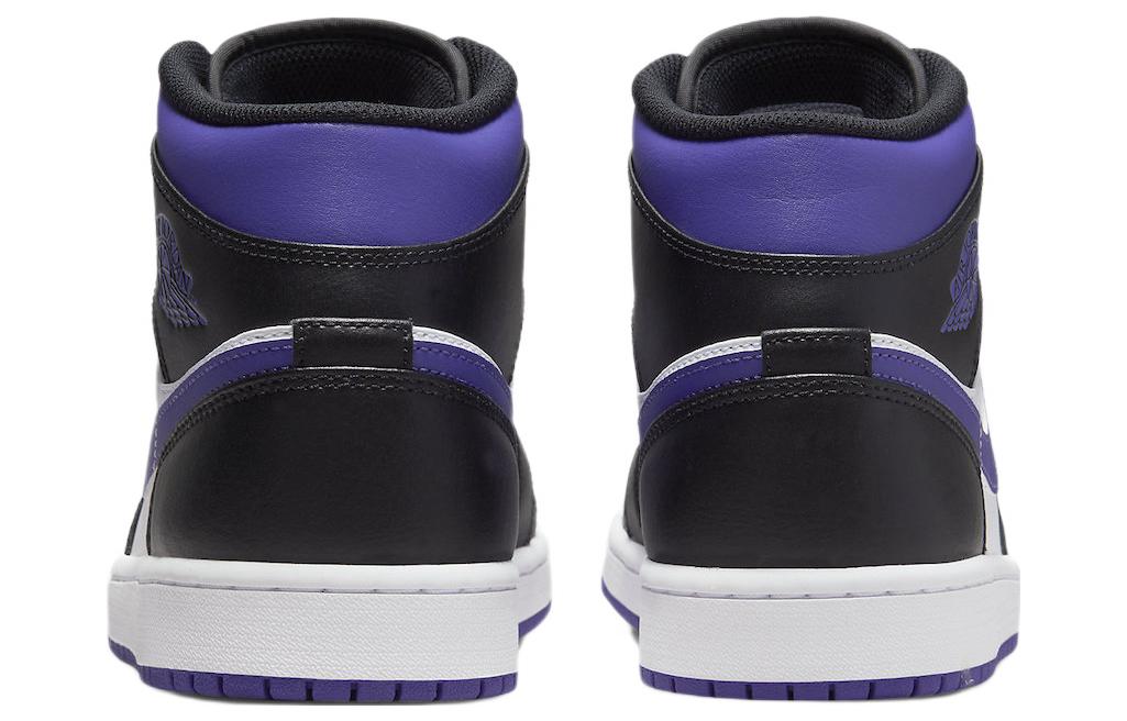 Air Jordan 1 Mid \'Dark Iris\'  554724-095 Classic Sneakers