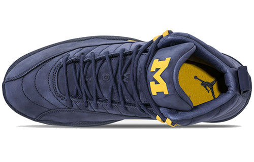 Air Jordan 12 Retro \'Michigan\'  BQ3180-407 Cultural Kicks