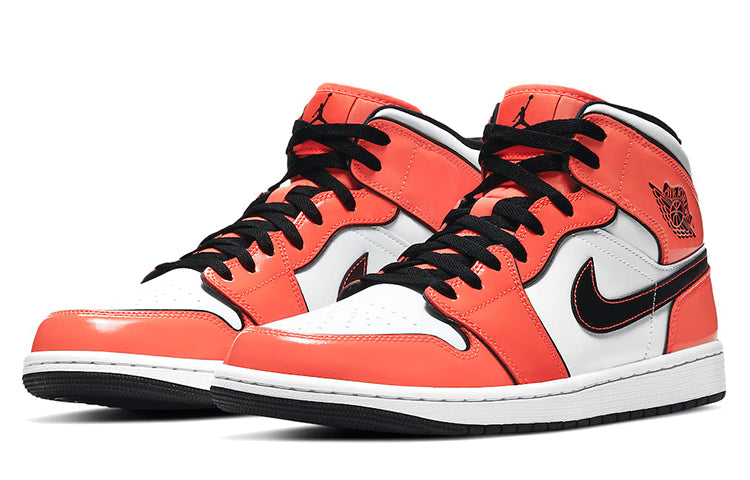Air Jordan 1 Mid SE \'Turf Orange\'  DD6834-802 Epochal Sneaker