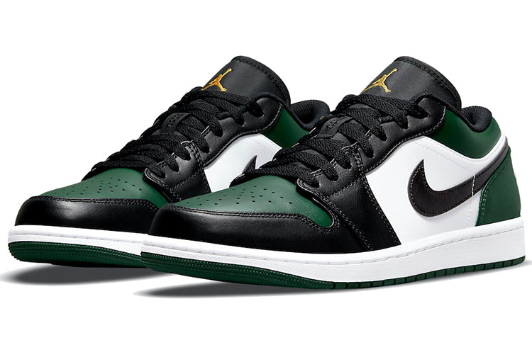 Air Jordan 1 Low \'Green Toe\'  553558-371 Signature Shoe