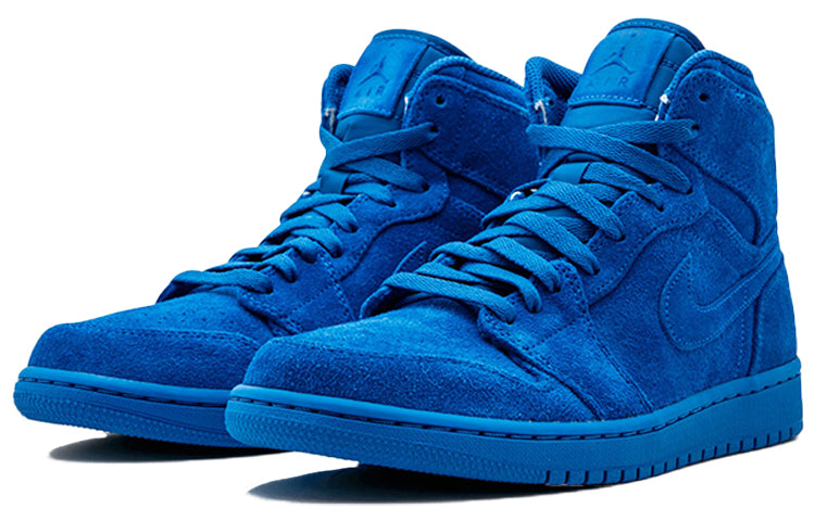 Air Jordan 1 Retro High \'Blue Suede\'  332550-404 Classic Sneakers