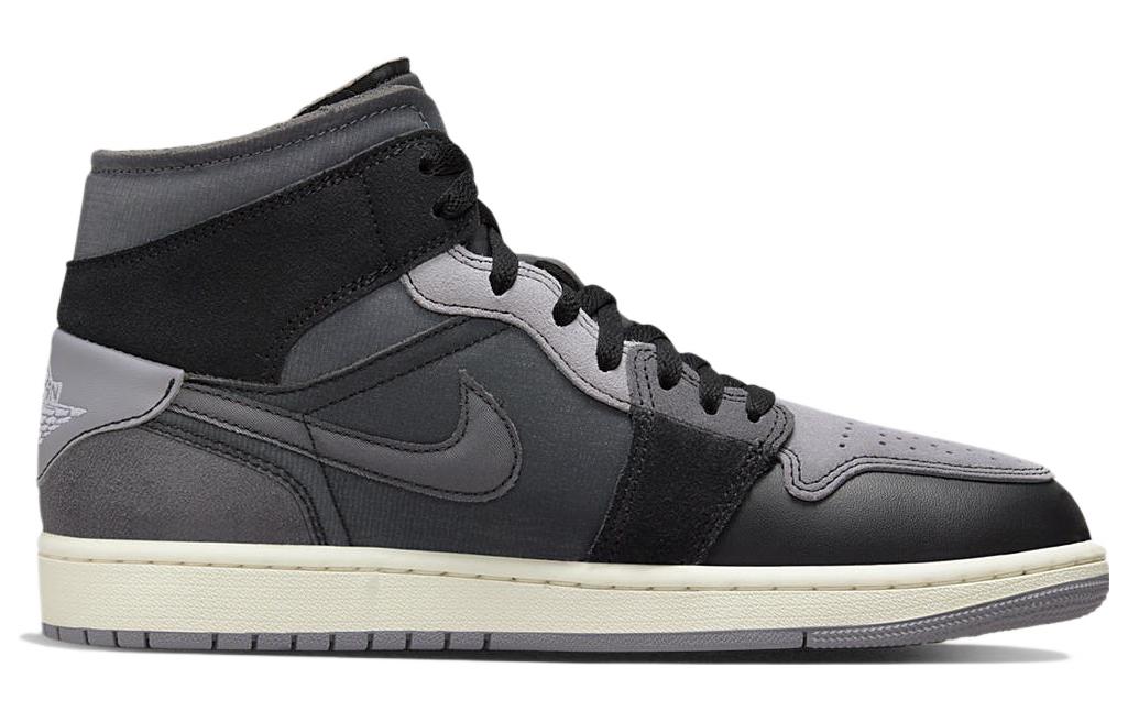 Air Jordan 1 Mid SE Craft \'Inside Out - Black\'  DM9652-001 Epochal Sneaker