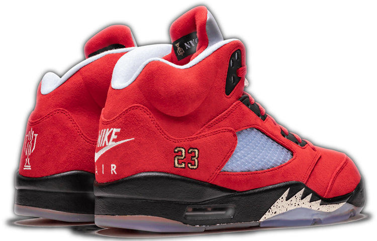 Trophy Room x Air Jordan 5 Retro SP F&F \'Black Red\'  CN2317-600 Classic Sneakers