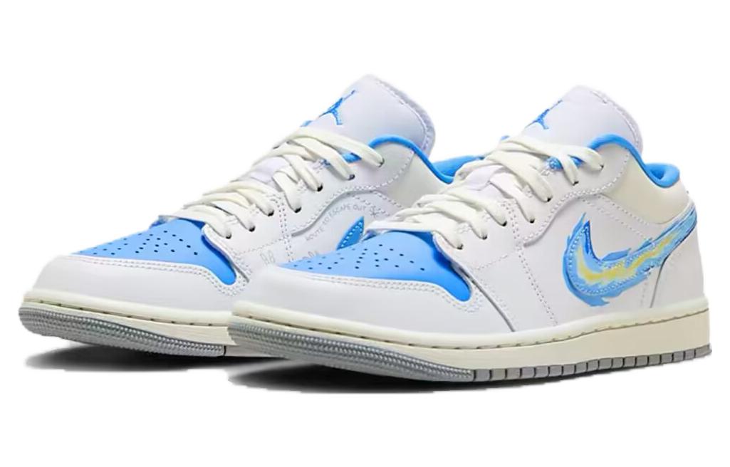 (WMNS) Air Jordan 1 Low SE \'Flame Swoosh\'  FJ7219-441 Cultural Kicks