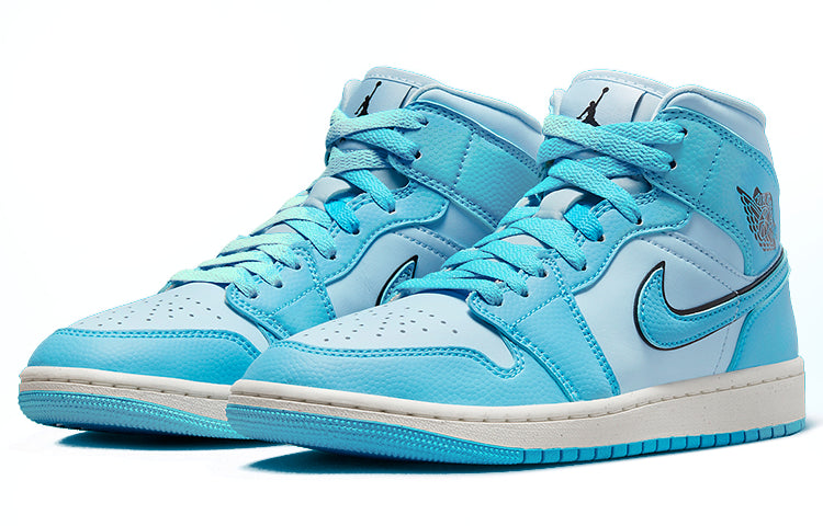 (WMNS) Air Jordan 1 Mid \'Ice Blue\'  DV1302-400 Iconic Trainers