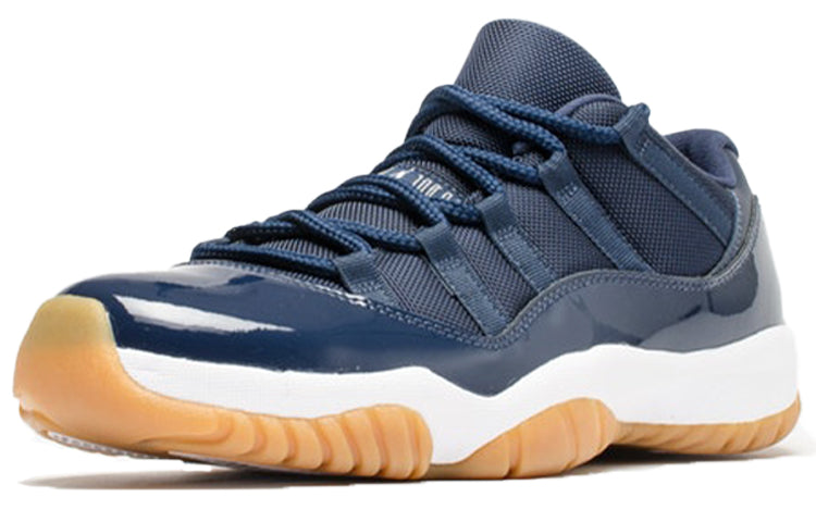 Air Jordan 11 Retro Low \'Navy Gum\'  528895-405 Iconic Trainers