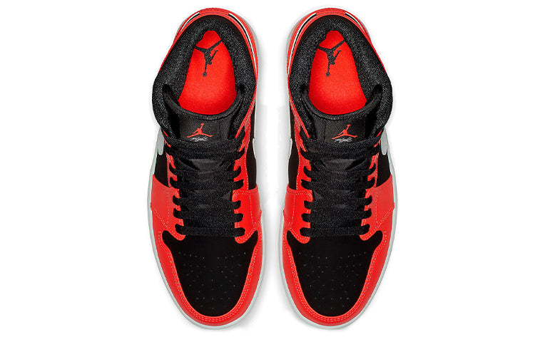 Air Jordan 1 Retro Mid \'Infrared 23\'  554724-061 Classic Sneakers
