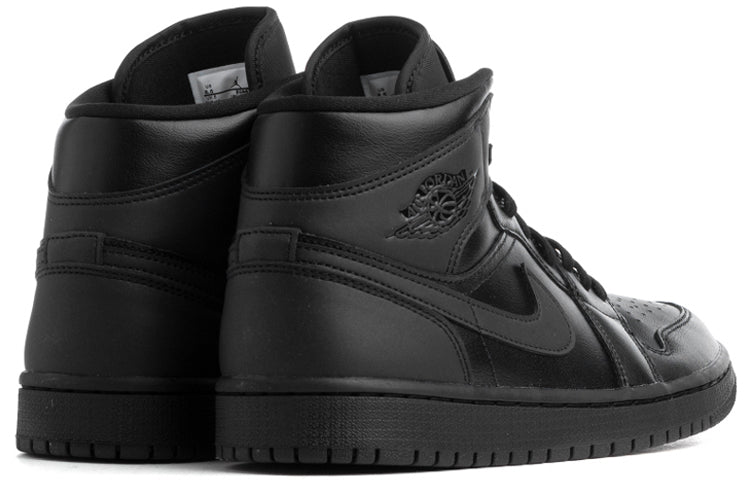 (WMNS) Air Jordan 1 Mid \'Triple Black\'  BQ6472-012 Cultural Kicks