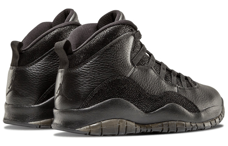 OVO x Air Jordan 10 Retro 'Black' 819955-030 Signature Shoe - Click Image to Close