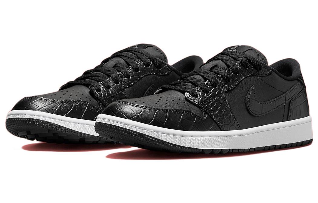 Air Jordan 1 Low Golf \'Black Crocodile\'  DD9315-003 Iconic Trainers