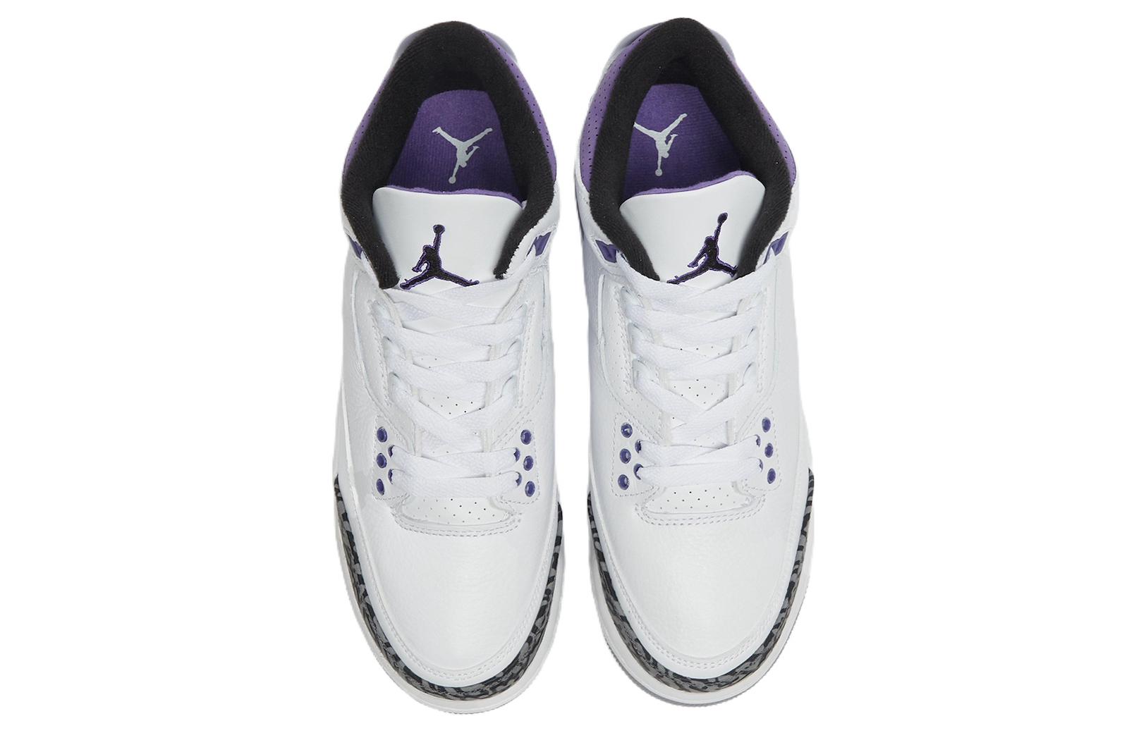 Air Jordan 3 Retro \'Dark Iris\'  CT8532-105 Epochal Sneaker