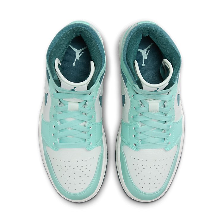 (WMNS) Air Jordan 1 Mid \'Bleached Turquoise\'  DZ3745-300 Epochal Sneaker