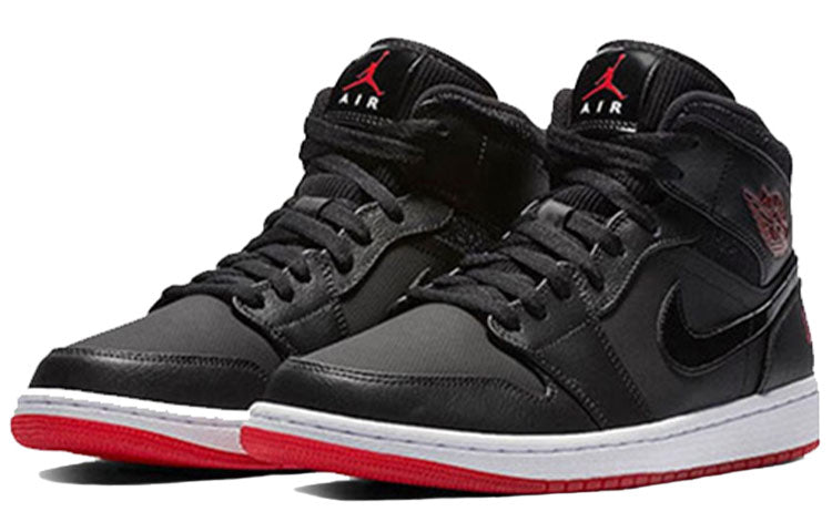 Air Jordan 1 Retro Mid \'Bred\'  BQ6578-001 Epochal Sneaker