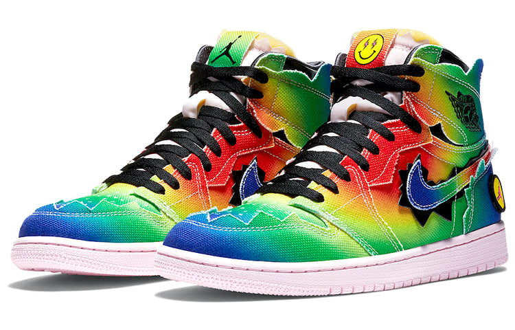 J. Balvin x Air Jordan 1 Retro OG High \'Colores Y Vibras\'  DC3481-900 Signature Shoe