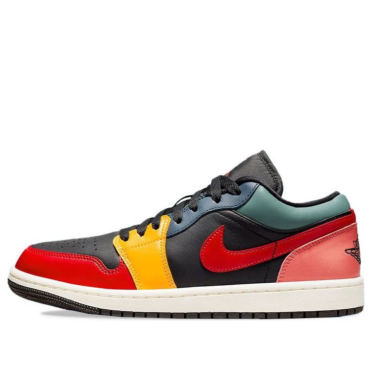 (WMNS) Air Jordan 1 Low SE 'Black Multi-Color' DN3739-060 Epochal Sneaker