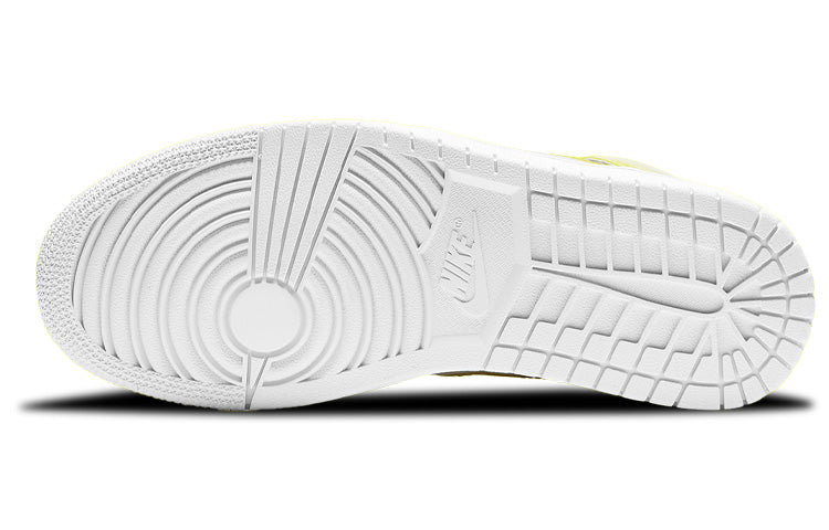 (WMNS) Air Jordan 1 Mid LX \'Off White Opti Yellow\'  DA5552-107 Signature Shoe