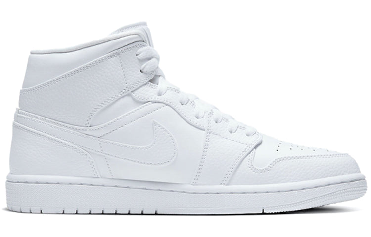 Air Jordan 1 Mid \'Triple White 2020\'  554724-130 Cultural Kicks