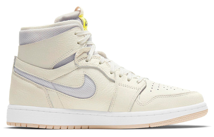 (WMNS) Air Jordan 1 High Zoom \'Pearl White\'  CT0979-107 Classic Sneakers