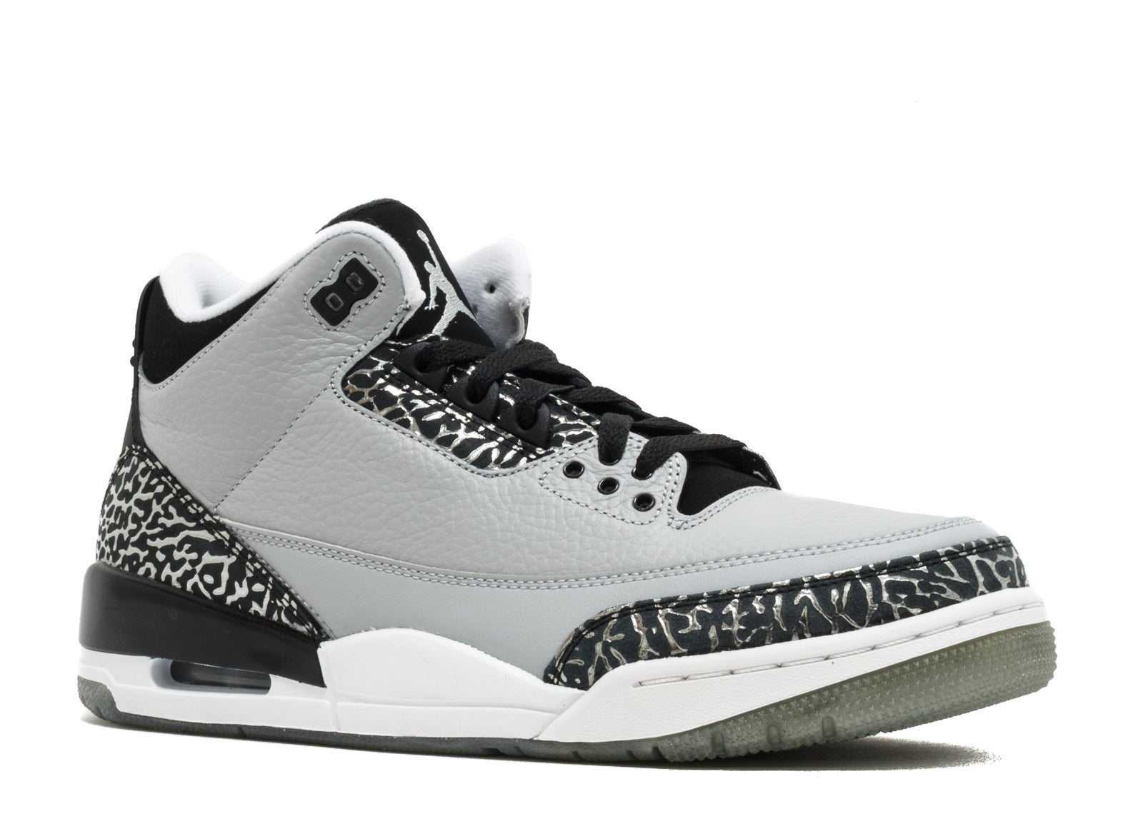 Air Jordan 3 Retro \'Wolf Grey\'  136064-004 Signature Shoe