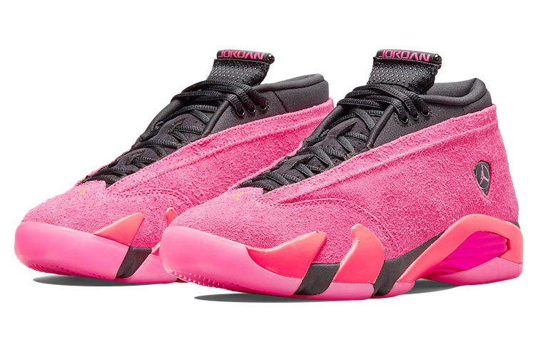 (WMNS) Air Jordan 14 Retro Low \'Shocking Pink\'  DH4121-600 Vintage Sportswear