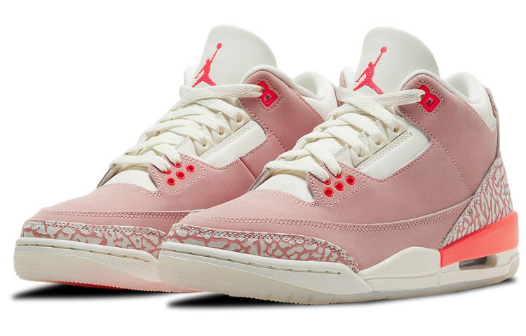 (WMNS) Air Jordan 3 Retro \'Rust Pink\'  CK9246-600 Signature Shoe