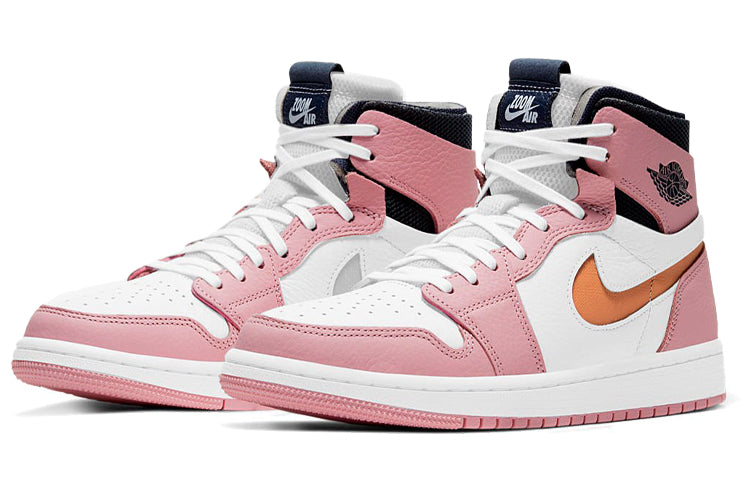 (WMNS) Air Jordan 1 High Zoom \'Pink Glaze\'  CT0979-601 Signature Shoe