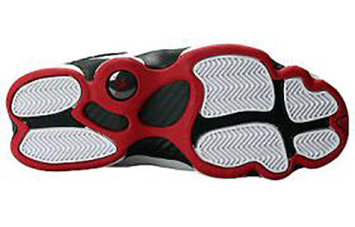 Air Jordan 6 Rings \'Black White Gym Red\'  322992-012 Vintage Sportswear