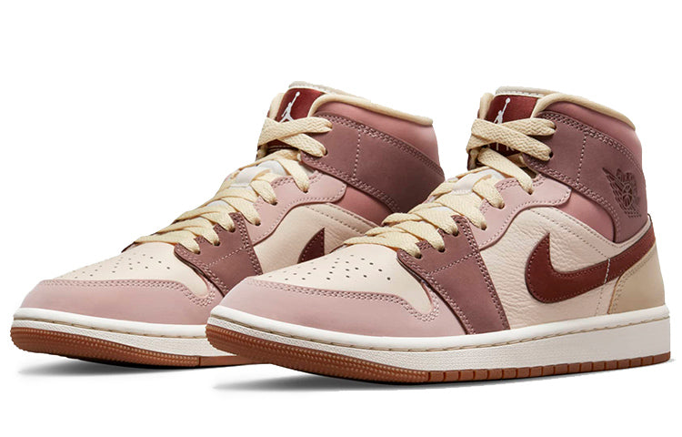 (WMNS) Air Jordan 1 Mid SE \'Dark Pony Smoky Mauve\'  DO7440-821 Iconic Trainers