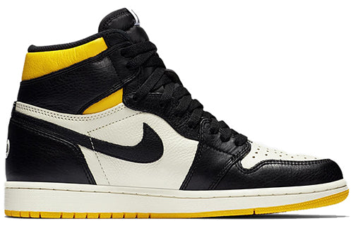 Air Jordan 1 Retro High OG NRG \'Not For Resale Yellow\'  861428-107 Classic Sneakers