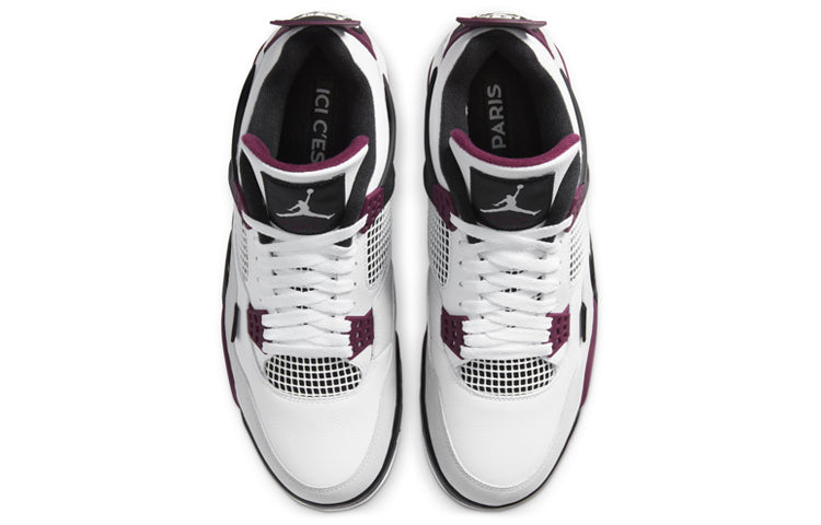 Paris Saint-Germain x Air Jordan 4 Retro \'Bordeaux\'  CZ5624-100 Cultural Kicks