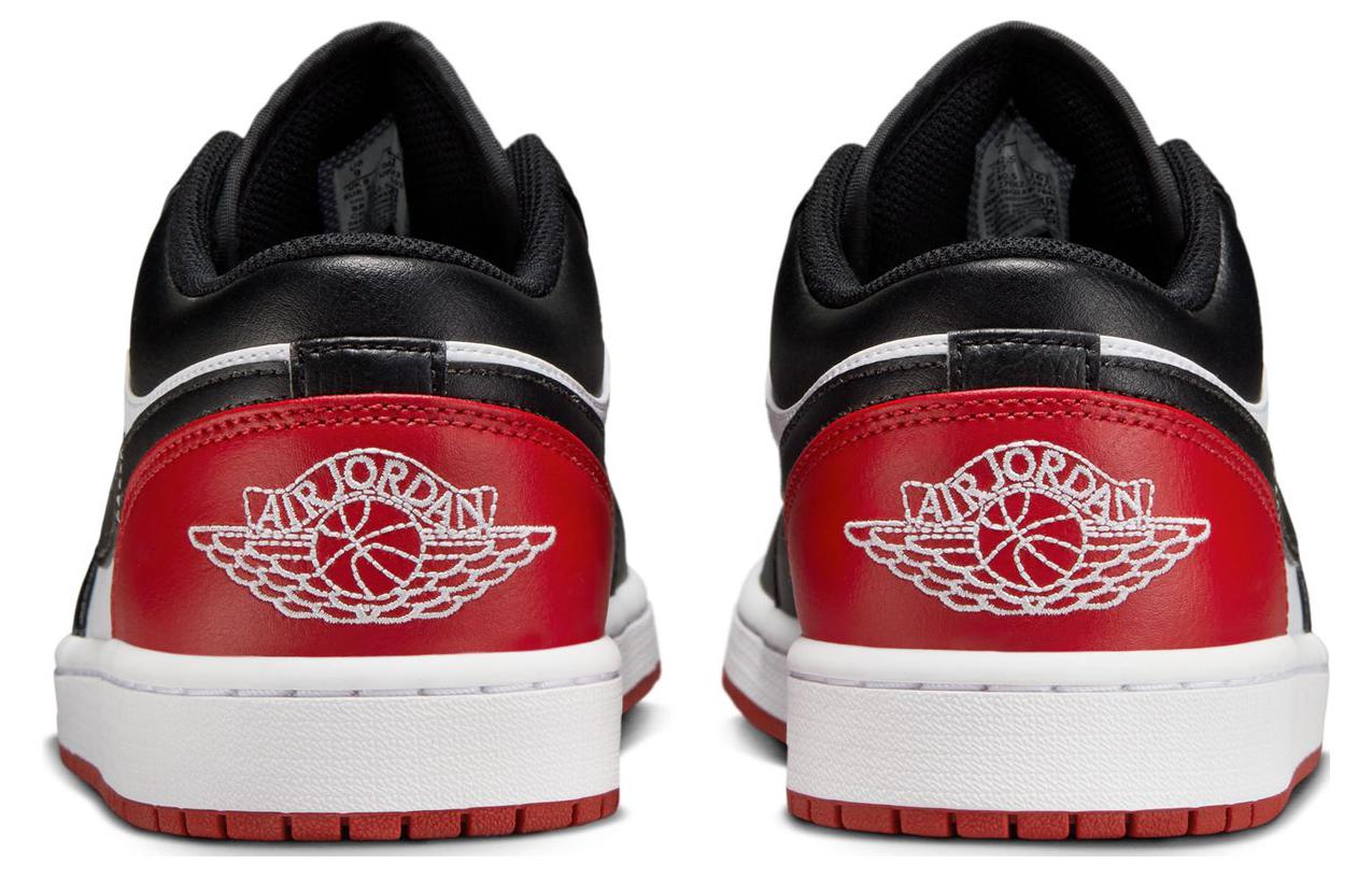 Air Jordan 1 Low \'Bred Toe\'  553558-161 Epoch-Defining Shoes