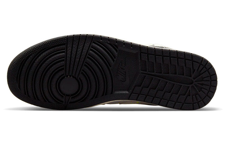 Air Jordan 1 Low \'Brushstroke Swoosh - Paint Splatter\'  DM3528-100 Classic Sneakers