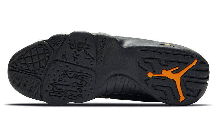 Air Jordan 9 Retro 'Black Dark Charcoal University Gold' CT8019-070 Epochal Sneaker - Click Image to Close