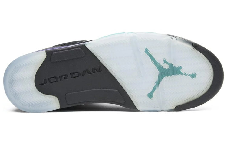 Air Jordan 5 Retro \'Black Grape\'  136027-007 Signature Shoe