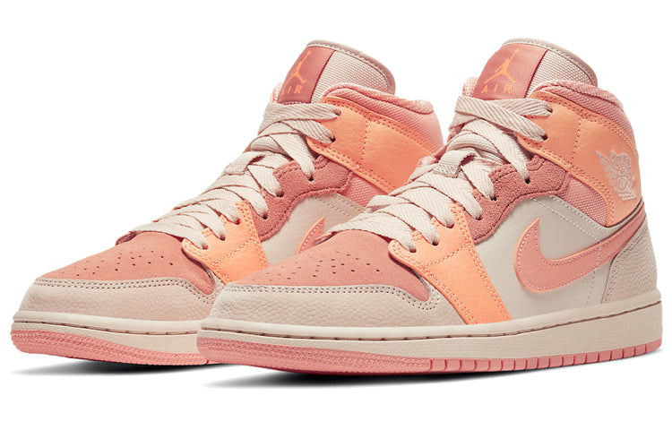 (WMNS) Air Jordan 1 Mid \'Apricot\'  DH4270-800 Cultural Kicks