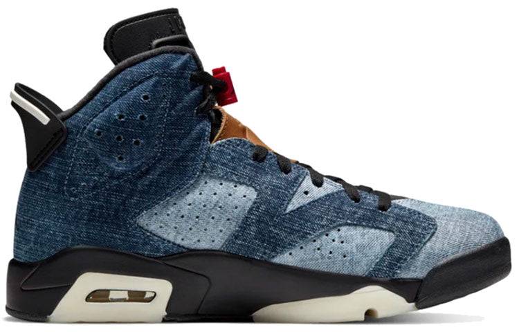 Air Jordan 6 Retro \'Washed Denim\'  CT5350-401 Epoch-Defining Shoes