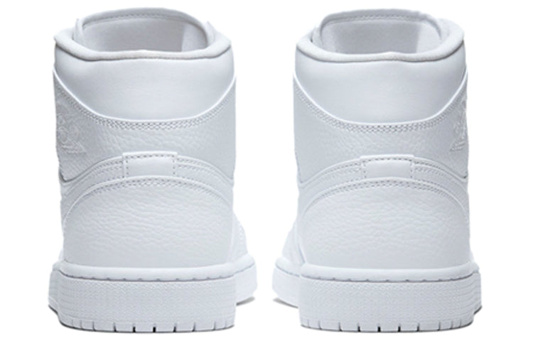 Air Jordan 1 Mid \'Triple White 2020\'  554724-130 Cultural Kicks