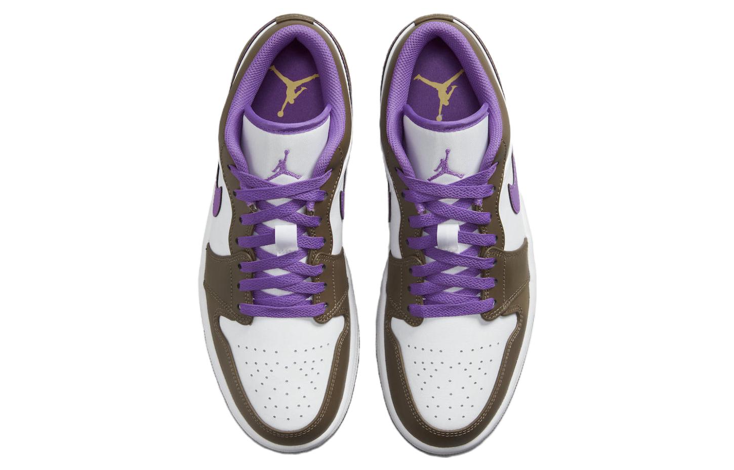 Air Jordan 1 Low \'Purple Mocha\'  553558-215 Epochal Sneaker