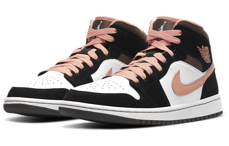 (WMNS) Air Jordan 1 Mid SE \'Peach Mocha\'  DH0210-100 Signature Shoe