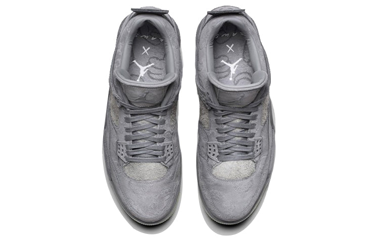 KAWS x Air Jordan 4 Retro \'Cool Grey\'  930155-003 Antique Icons