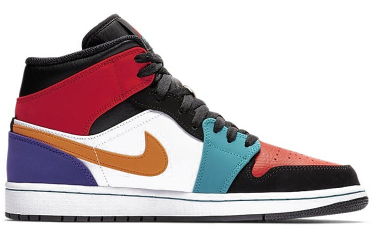 Air Jordan 1 Mid \'Multi-Color\'  554724-125 Cultural Kicks