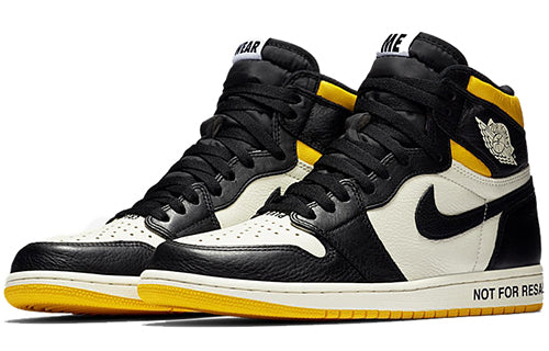 Air Jordan 1 Retro High OG NRG \'Not For Resale Yellow\'  861428-107 Classic Sneakers