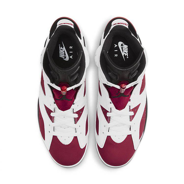 Air Jordan 6 Retro OG \'Carmine\' 2021  CT8529-106 Signature Shoe