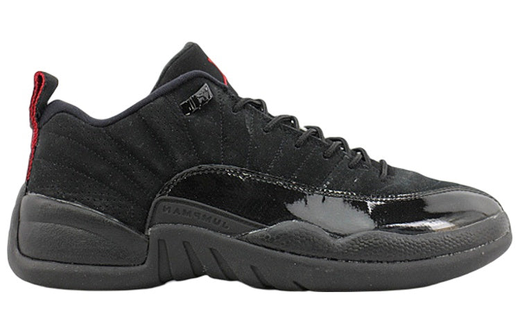 Air Jordan 12 Retro Low \'Black Patent\'  308317-001 Signature Shoe