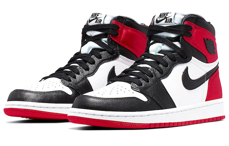 (WMNS) Air Jordan 1 Retro High \'Satin Black Toe\'  CD0461-016 Epoch-Defining Shoes