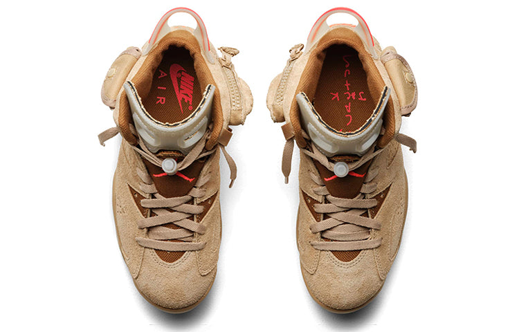 Travis Scott x Air Jordan 6 Retro \'British Khaki\'  DH0690-200 Cultural Kicks